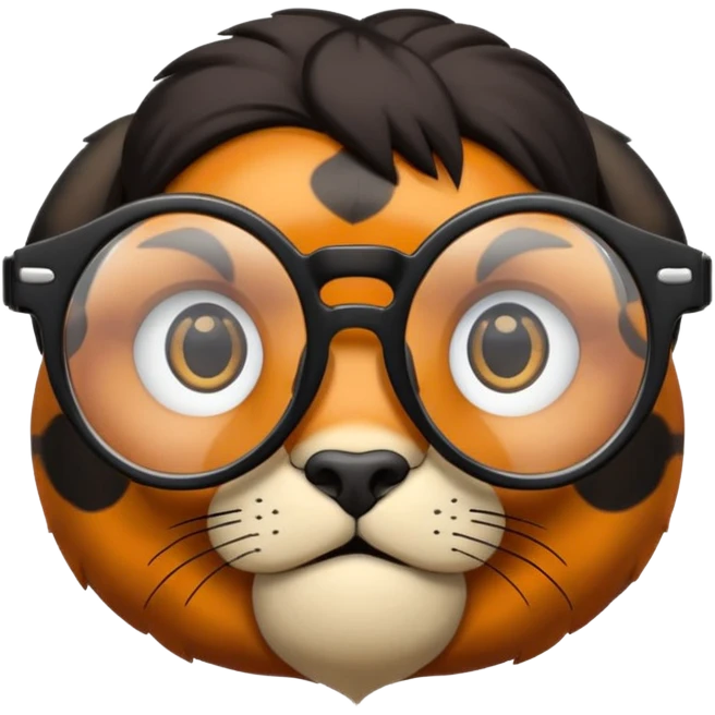 Retro eyeglasses emoji