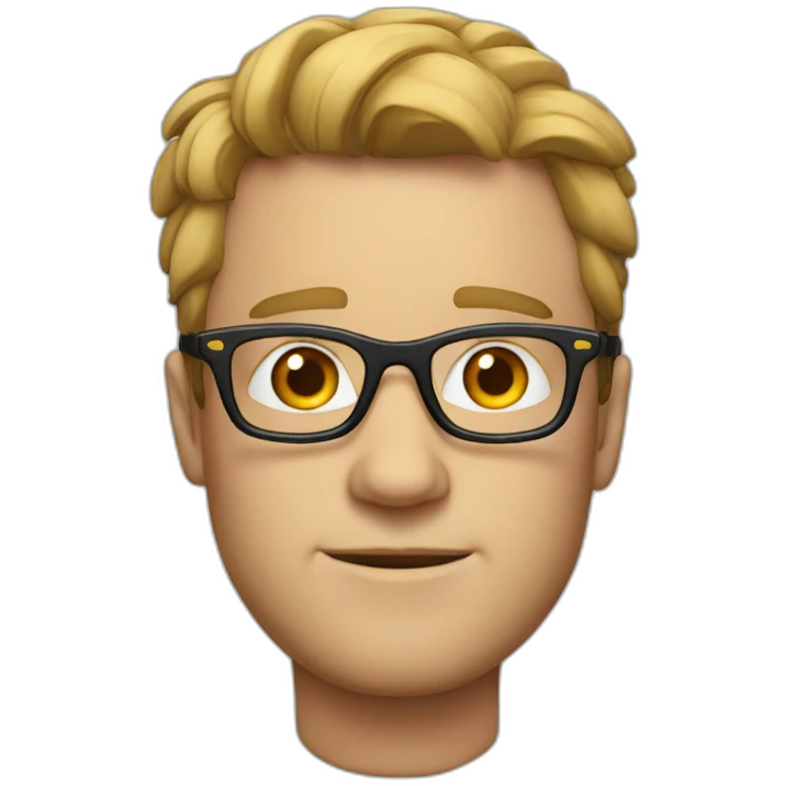 chris mccann with glasses emoji