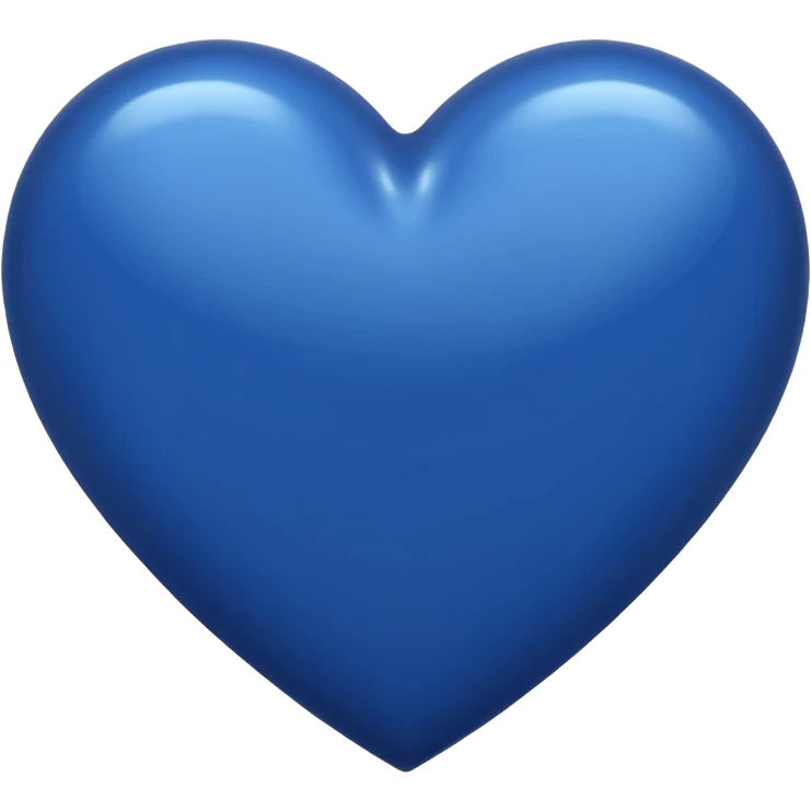 قلب ازرق غامق emoji