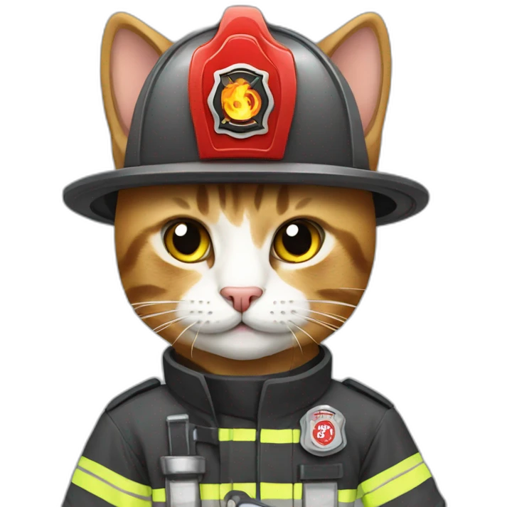 cat-firefighter emoji
