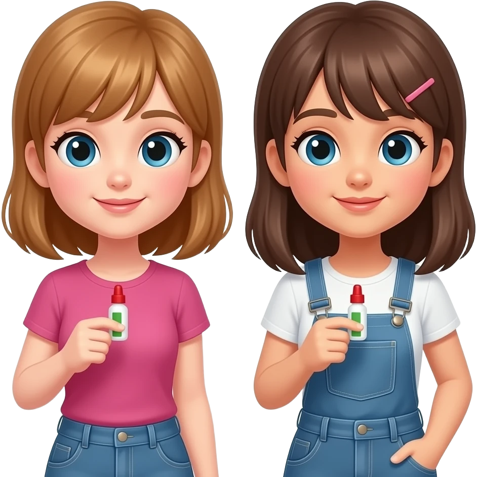2 girls drugs emoji