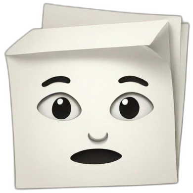 Paper emoji