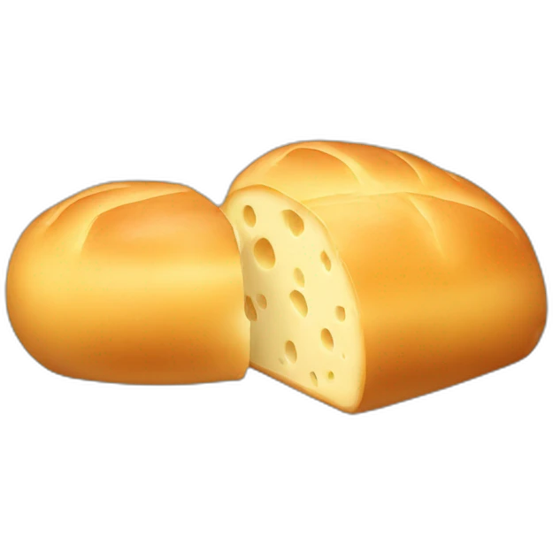 cheese bread roll emoji