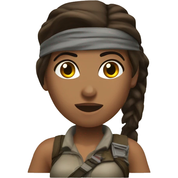 lara croft  emoji