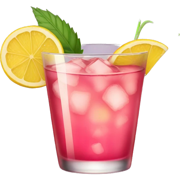 cosmopolitan cocktail emoji
