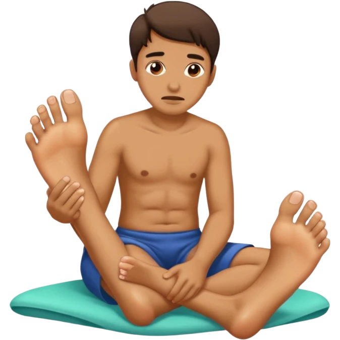 Freaky emoji smelling feet emoji