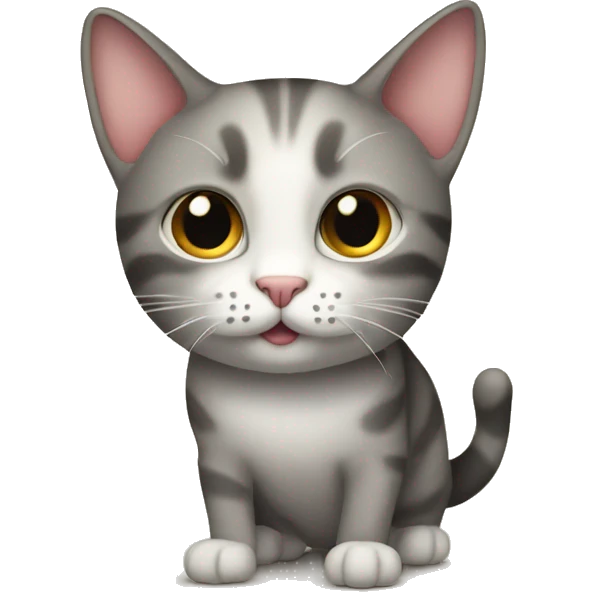cat with 3 legs emoji