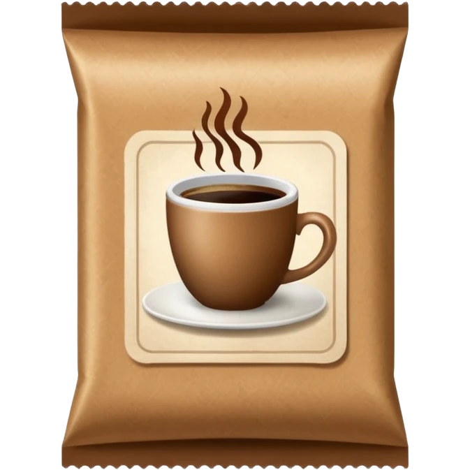 coffee packet emoji
