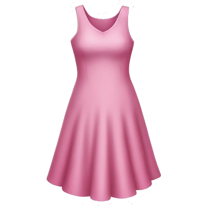 Pink dress emoji