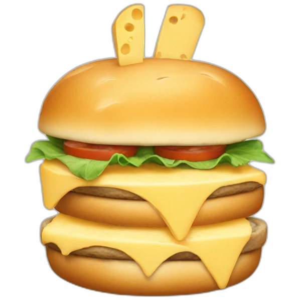 bun-with-slices-of-cheese emoji