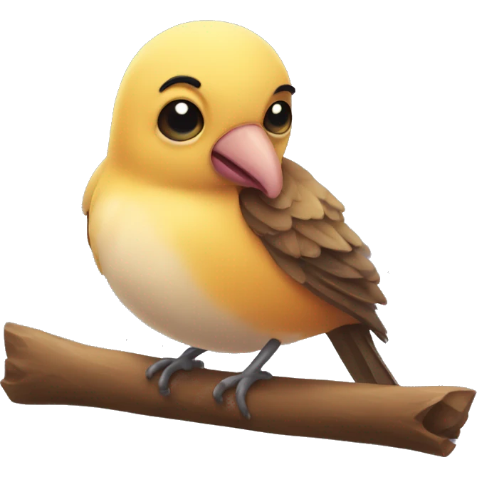 my boyfriend, a Cute bird emoji