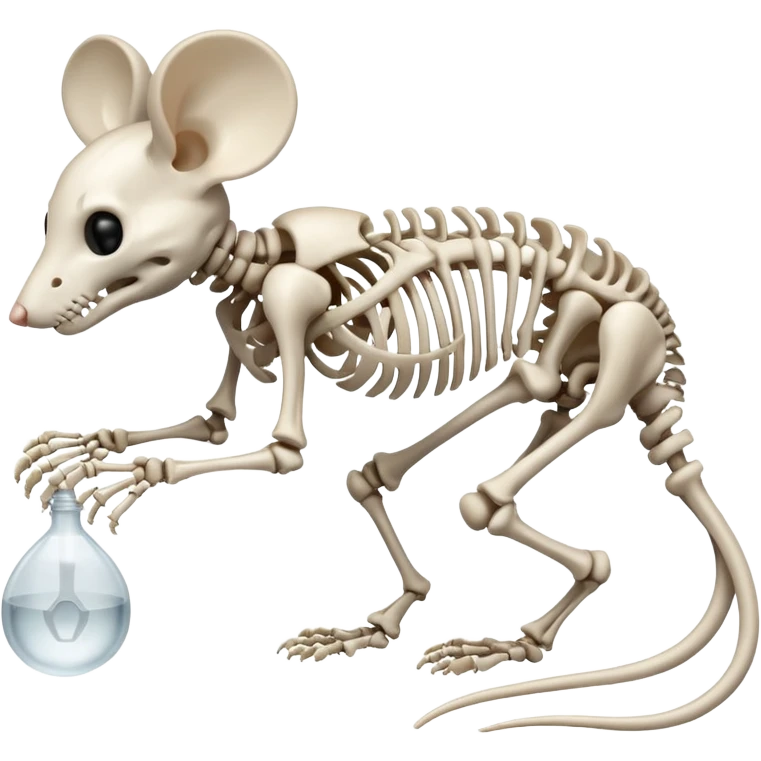 Mouse skeleton emoji
