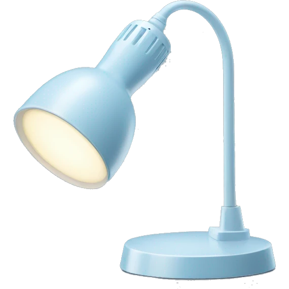 light blue ikea work lamp emoji