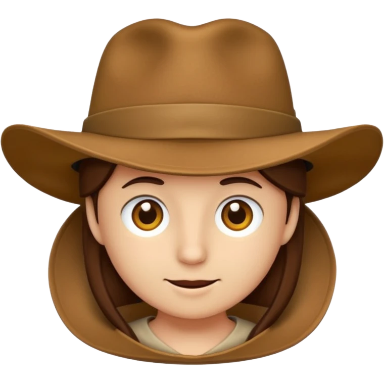 brown hat emoji