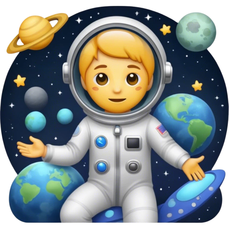 Space and pjs emoji