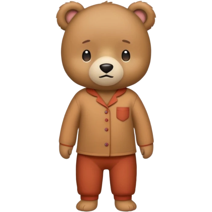Cute brown pijamas emoji