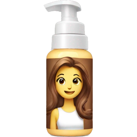 hair mousse in a bottle emoji