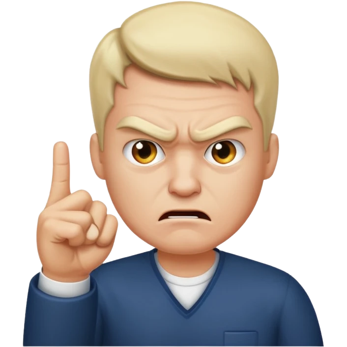 Cree moi un emoji d’un humain qui fait un doigt d’honneur  emoji