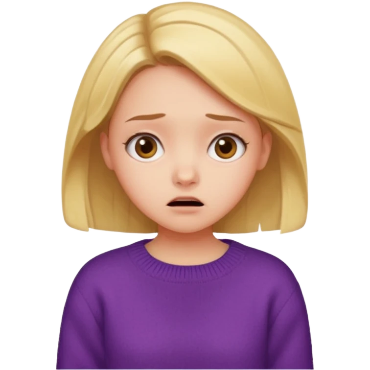 A girl clueless and confused  emoji
