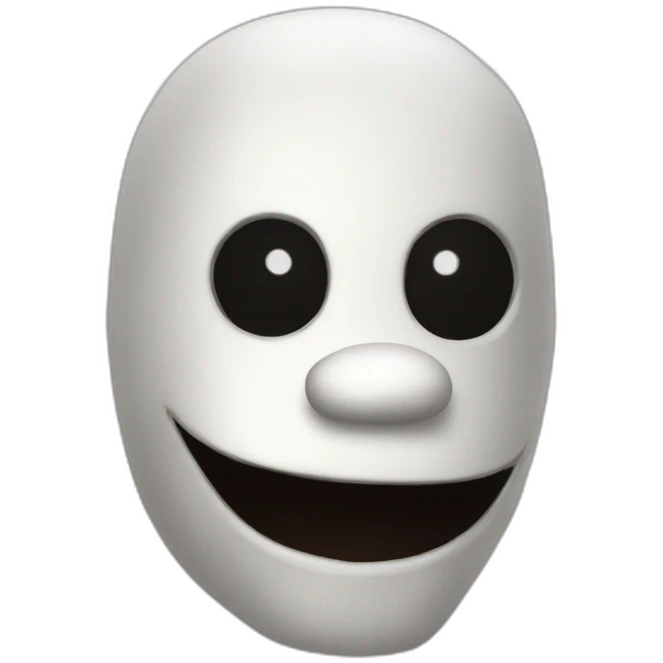 FNAF puppet máscara blanca emoji