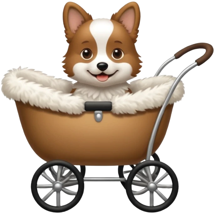 dog in a pram emoji
