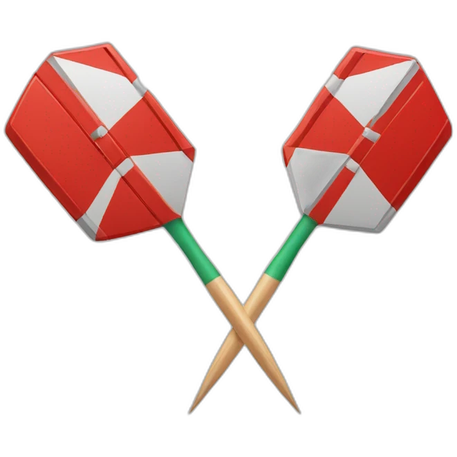 Two Crossed Darts emoji