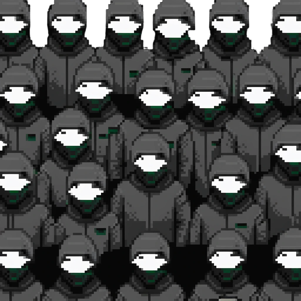 group of men with black ski masks emoji