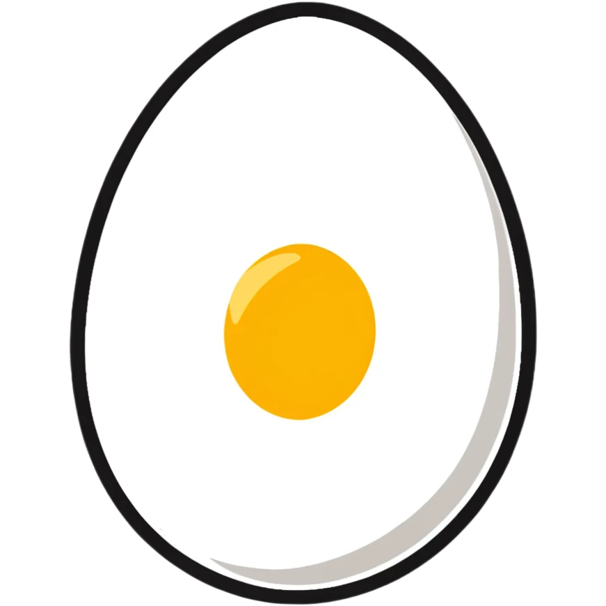 soft boiled egg emoji