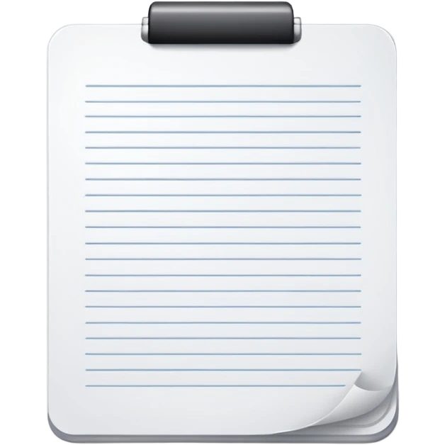 Sınav kağıdı emoji