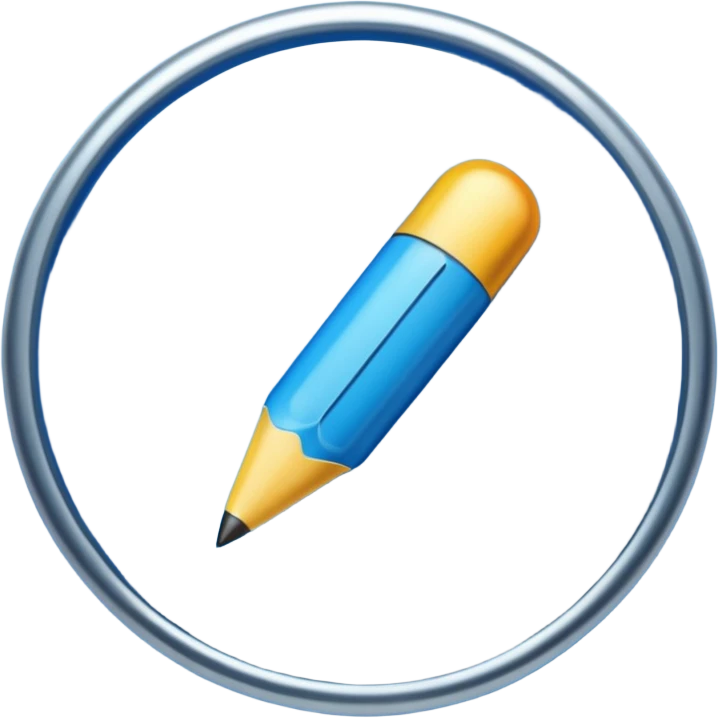 blue circular bullet point emoji