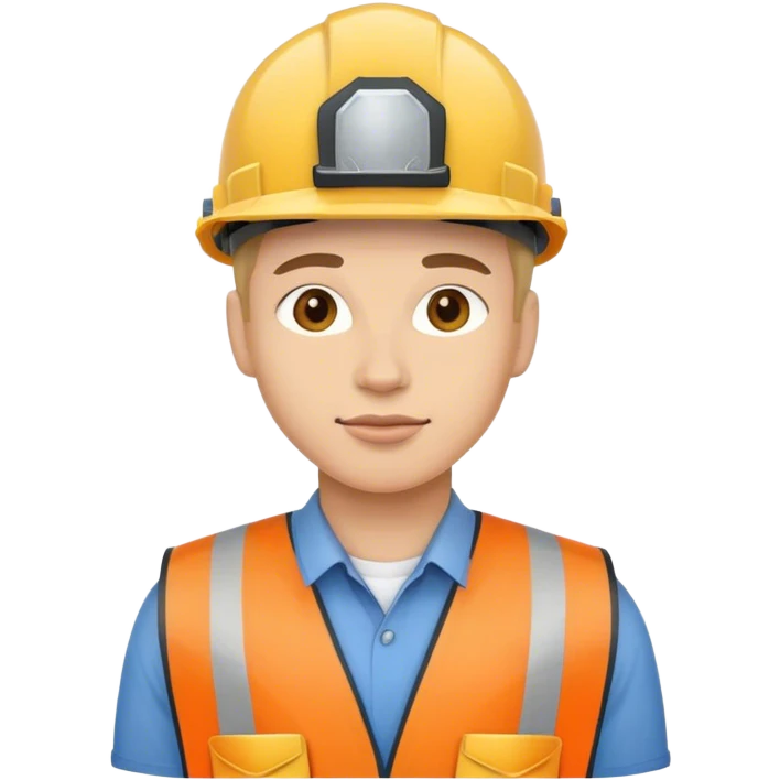 worker with helmet emoji
