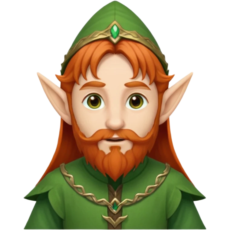 long red bearded elf emoji