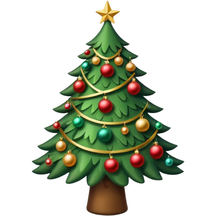 Yılbaşı ağacı emoji