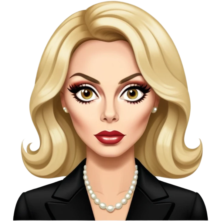 Alyssa Edwards as Faye Dunaway as Josh Crawford emoji