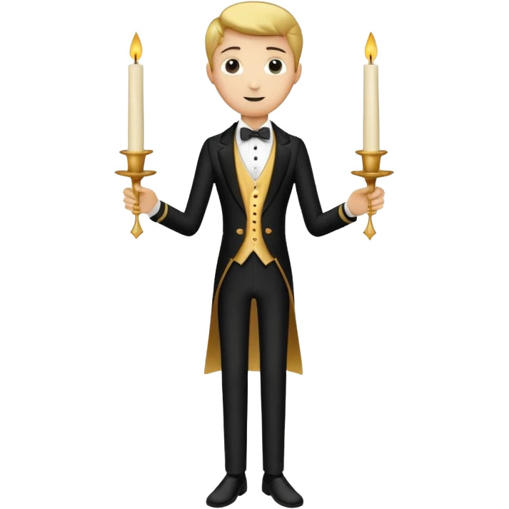 Character in Beauty and the Beast: Candlestick Butler Lumia emoji