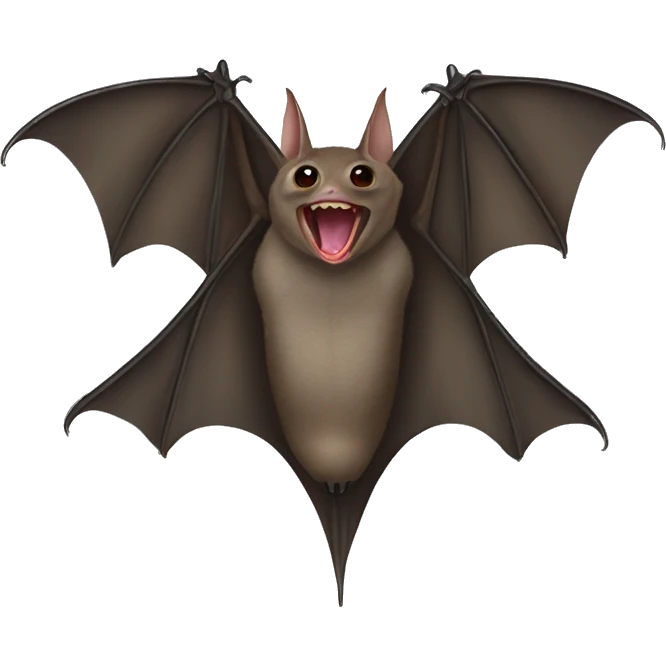 greater antillean long-tongued bat emoji