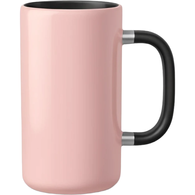 Can u create a cute and aesthetic pastel pink tall coffee mug to add to my caption I don't want any eyes on it! And keep it pinterest worthy  emoji