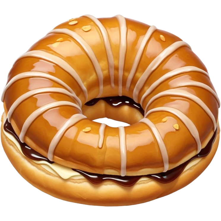 Jelly donut croissant  emoji