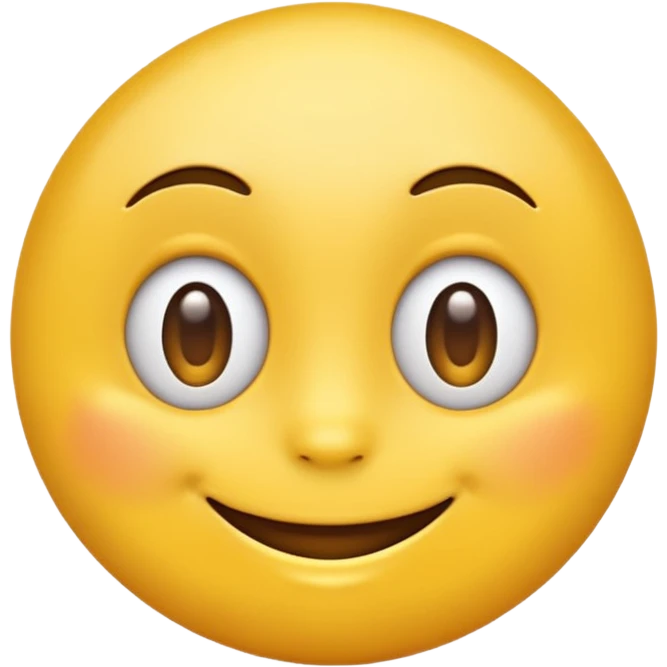 “Create a high-quality, bright yellow emoji with expressive, playful eyes and a big, cheerful smile. It should look cute, funny, and instantly relatable, like the classic 😂 emoji, with smooth shading, a clean design, and a friendly, cartoon style.” emoji