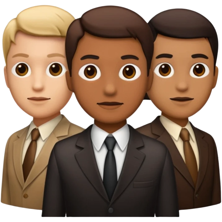 roup of directors shadow png realistic emoji