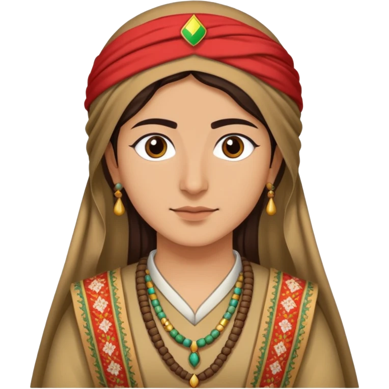 Kurdish person in traditional clothing emoji