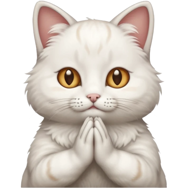 cat praying emoji