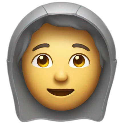 person with halo emoji