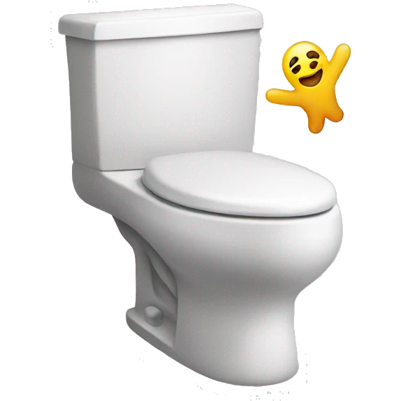 flying toilet emoji