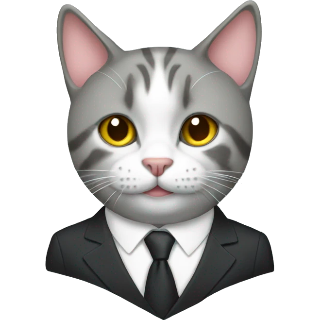 cat in suit emoji