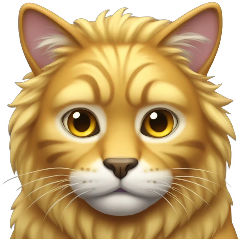 Bulk and gold cat emoji