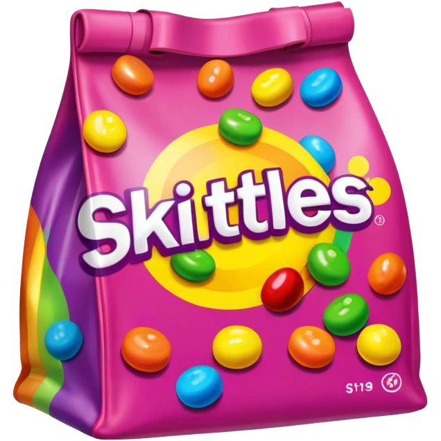 Skittles bag emoji