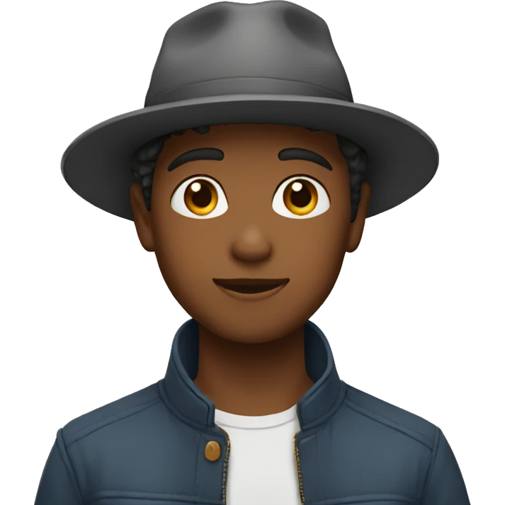 boy with a hat  emoji