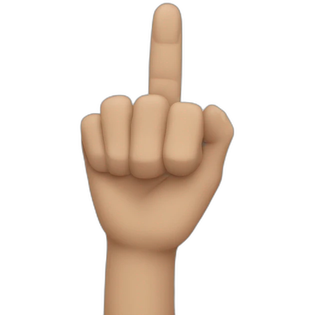 index finger emoji
