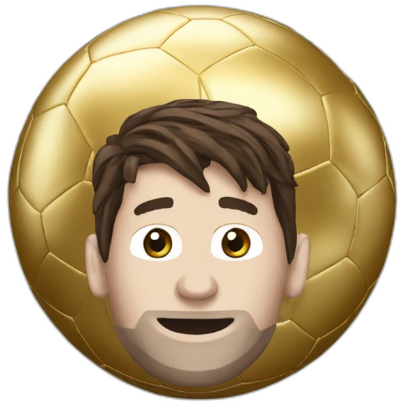 Messi ballon d'or emoji